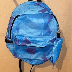 Backpack with pencil case